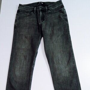 DU/ER Jeans Mens Performance Denim Straight Taperd Stretch Charcoal Y2K 30/30